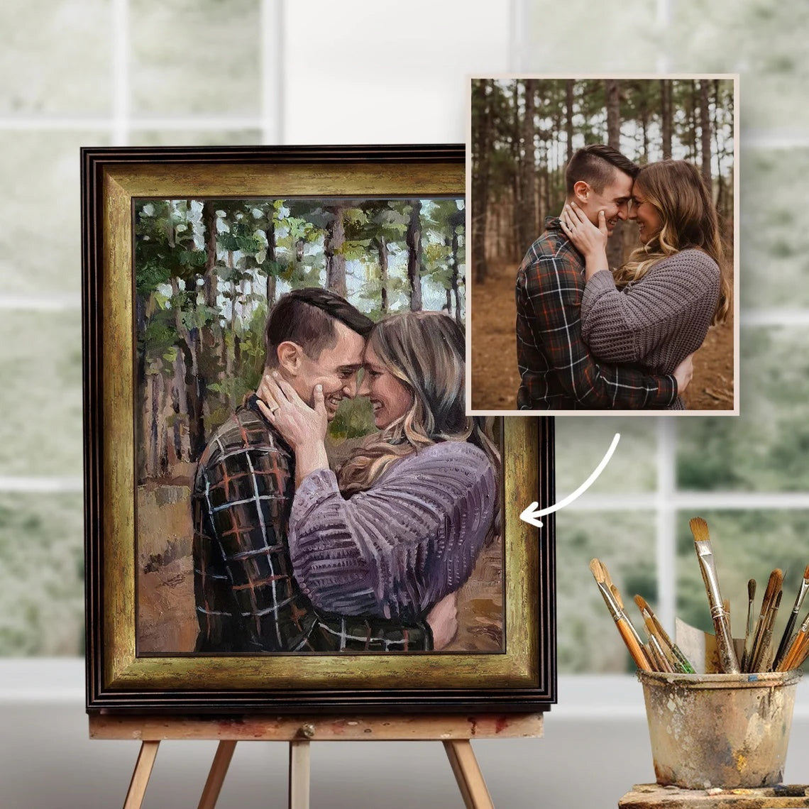 Custom Portraits from Photos - People & Pets